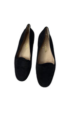 Chanel suede loafers vintage CC
