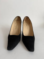 Chanel 2000s suede vintage heels