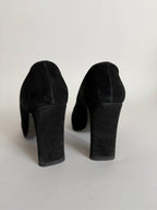 Chanel 2000s suede vintage heels
