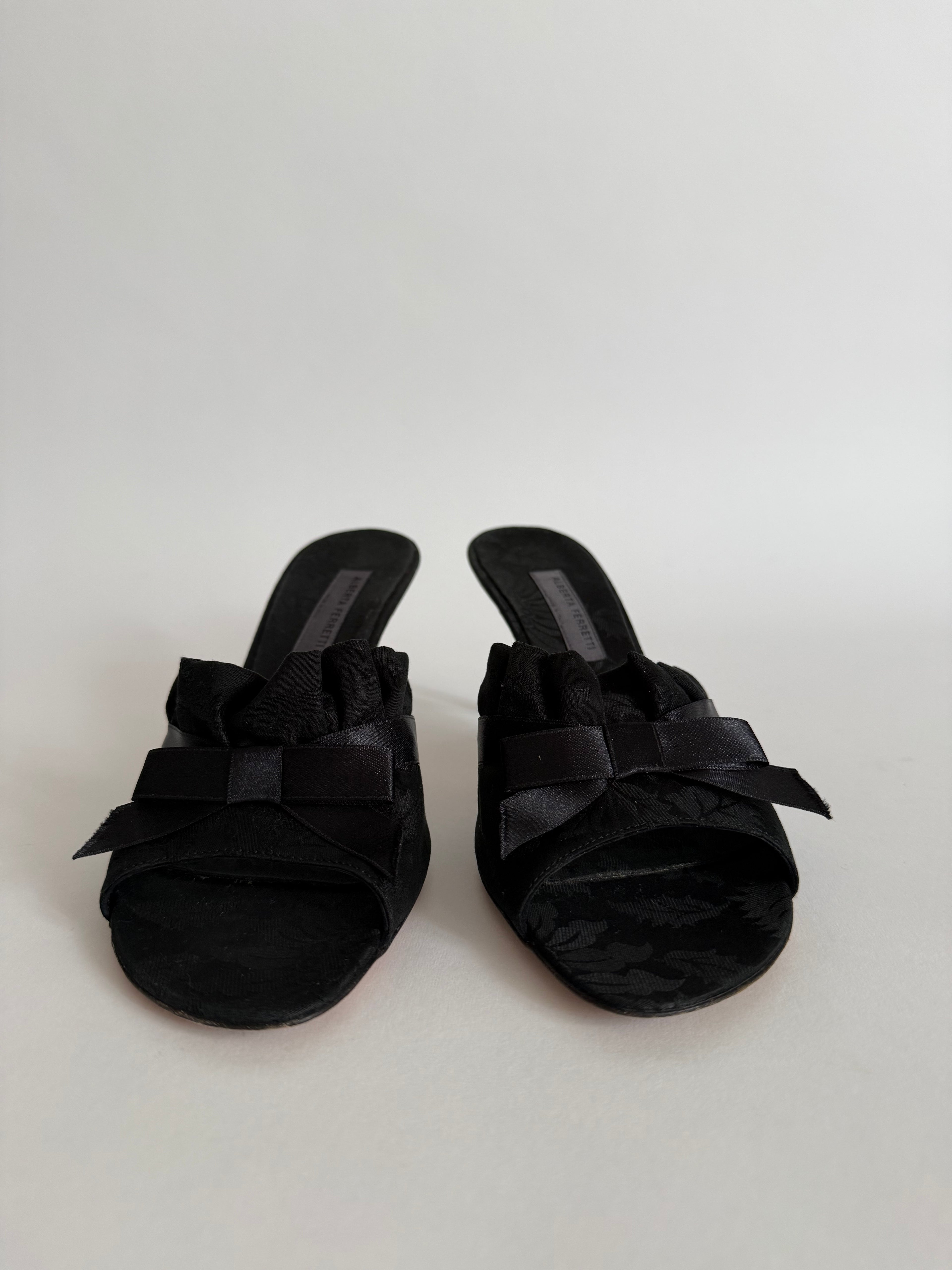 Alberta Ferretti sabot heels