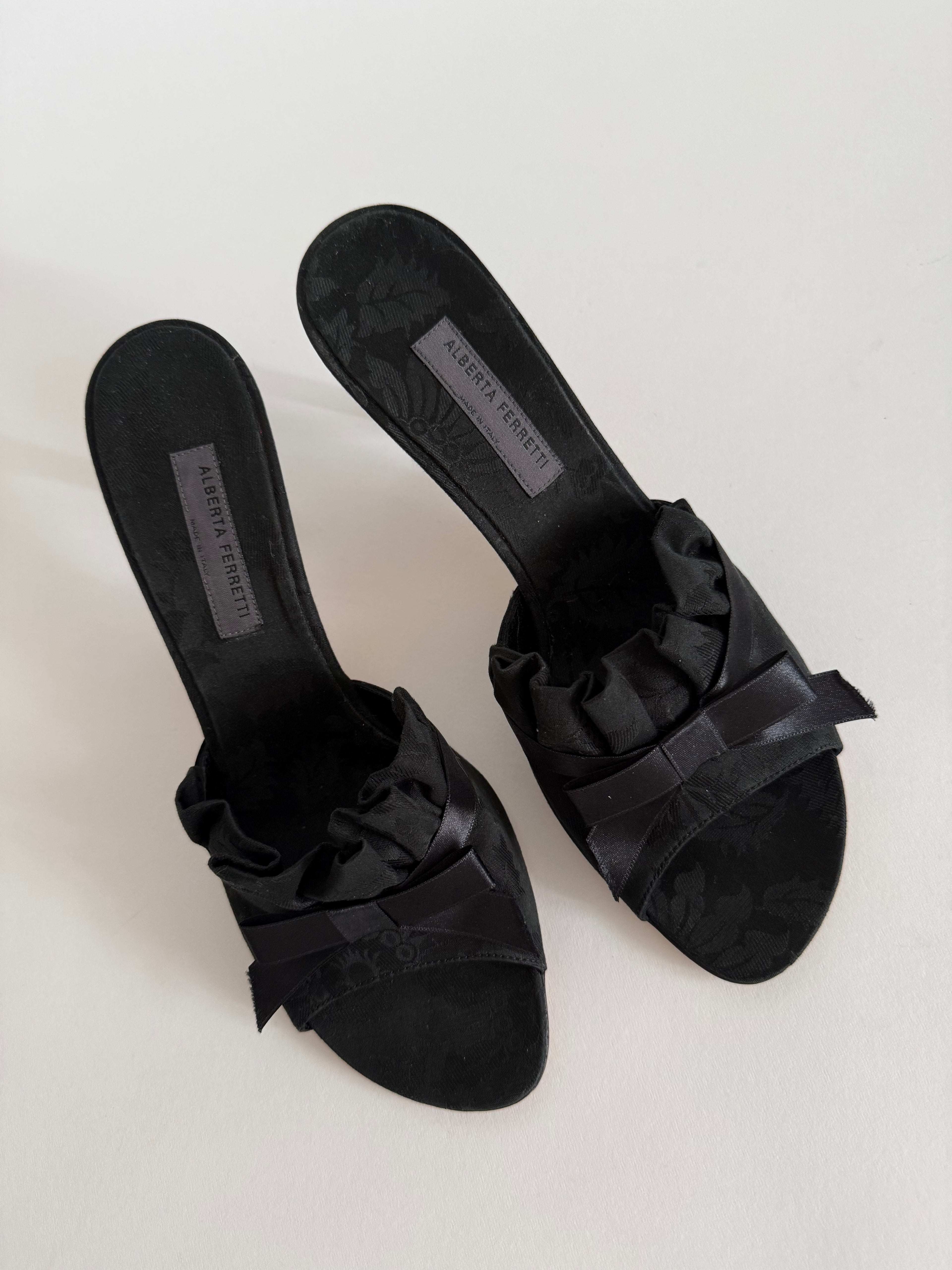 Alberta Ferretti sabot heels