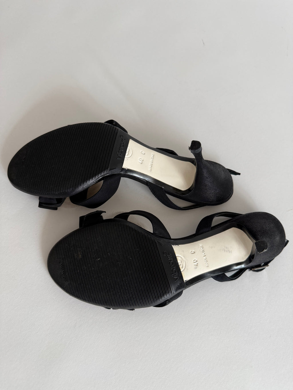 Chanel Camelia sandals satin
