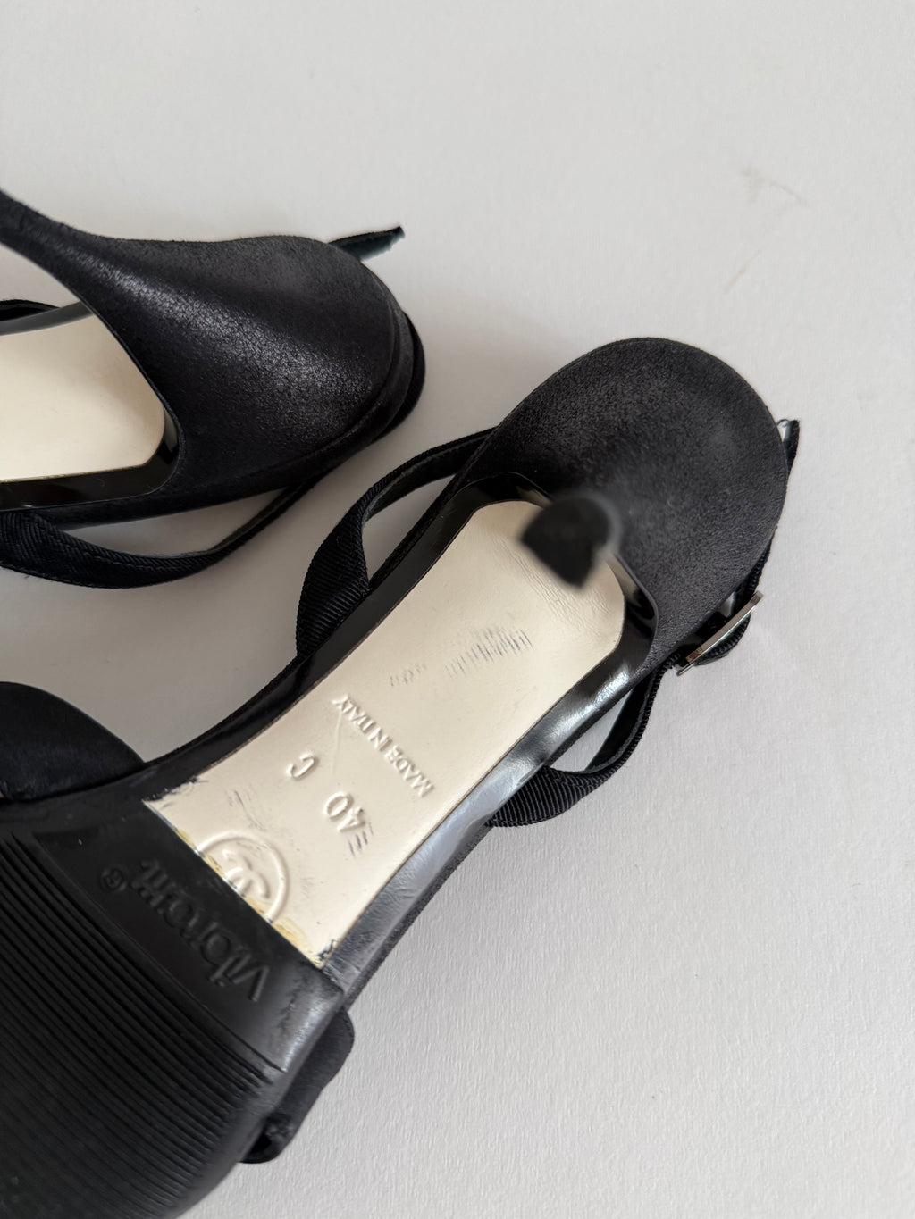 Chanel Camelia sandals satin