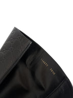 Gucci monogram leather boots