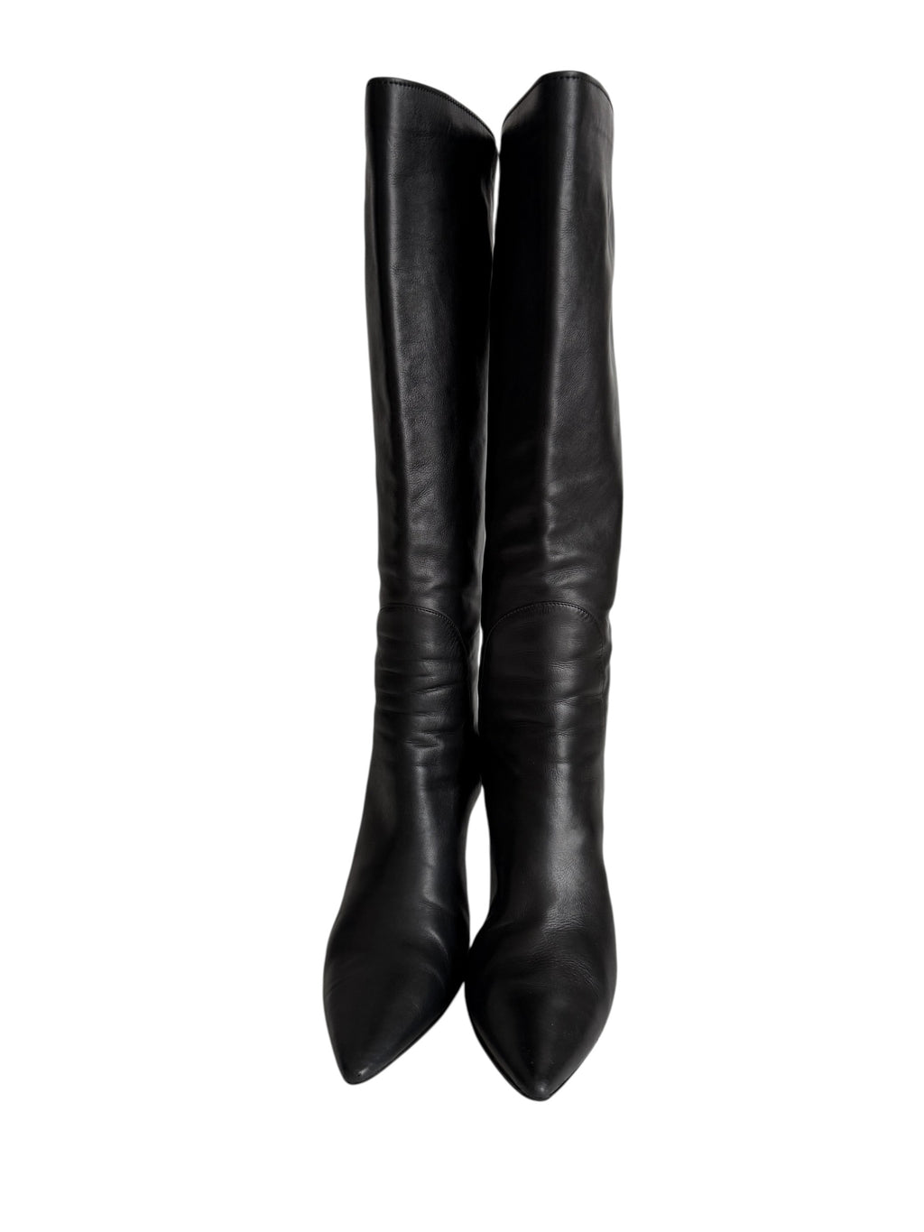 Giorgio Armani black leather boots