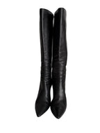 Giorgio Armani black leather boots