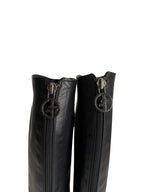 Giorgio Armani black leather boots