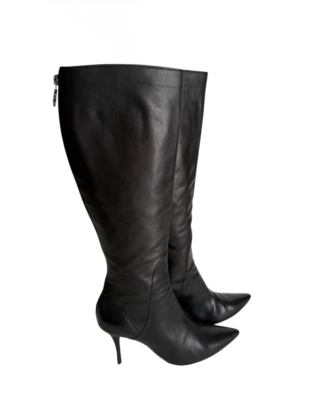 Giorgio Armani black leather boots