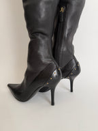 Gucci F/W 2003 over knee studs boots