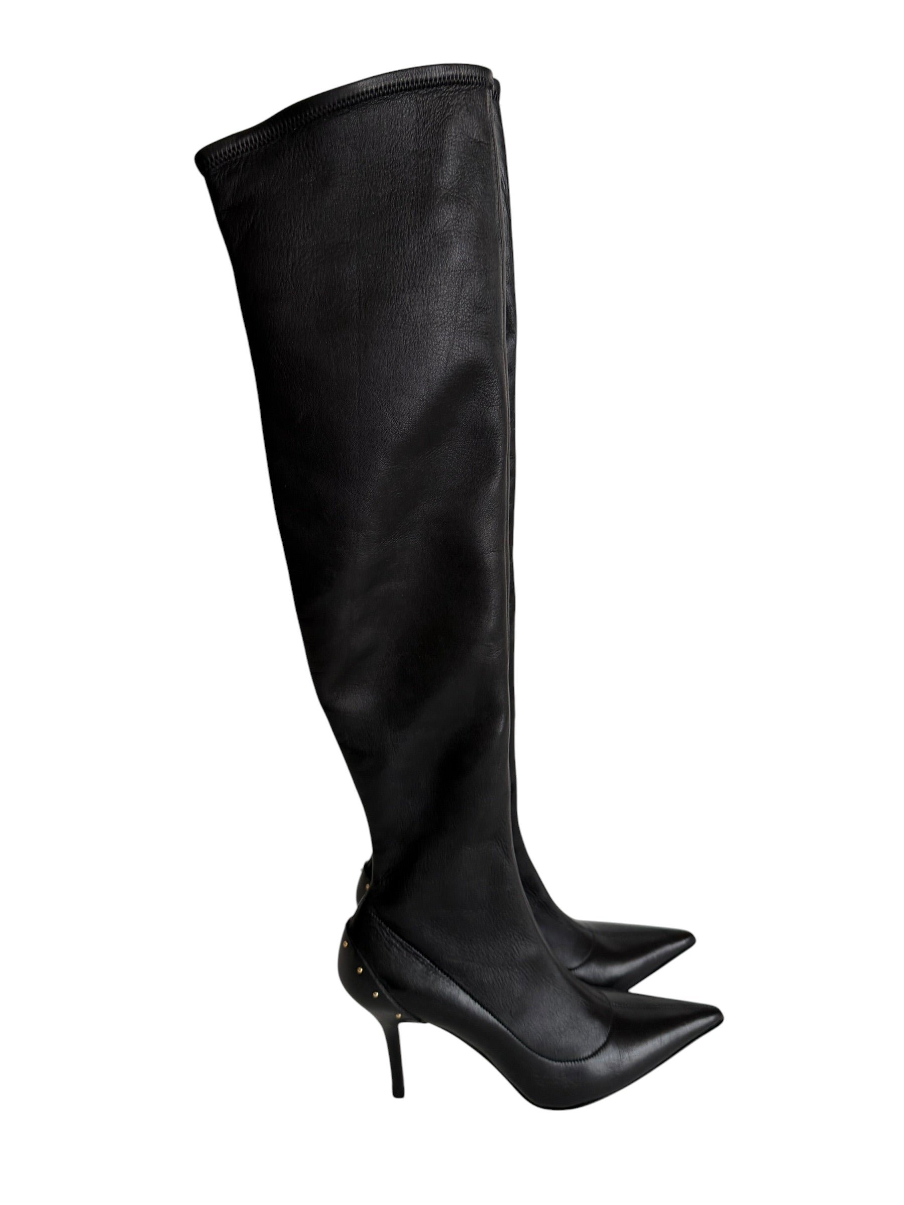 Gucci F/W 2003 over knee studs boots