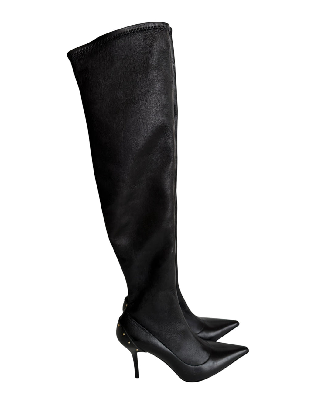 Gucci F/W 2003 over knee studs boots