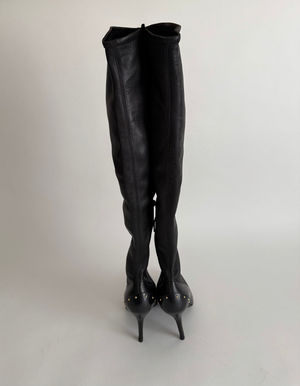 Gucci F/W 2003 over knee studs boots