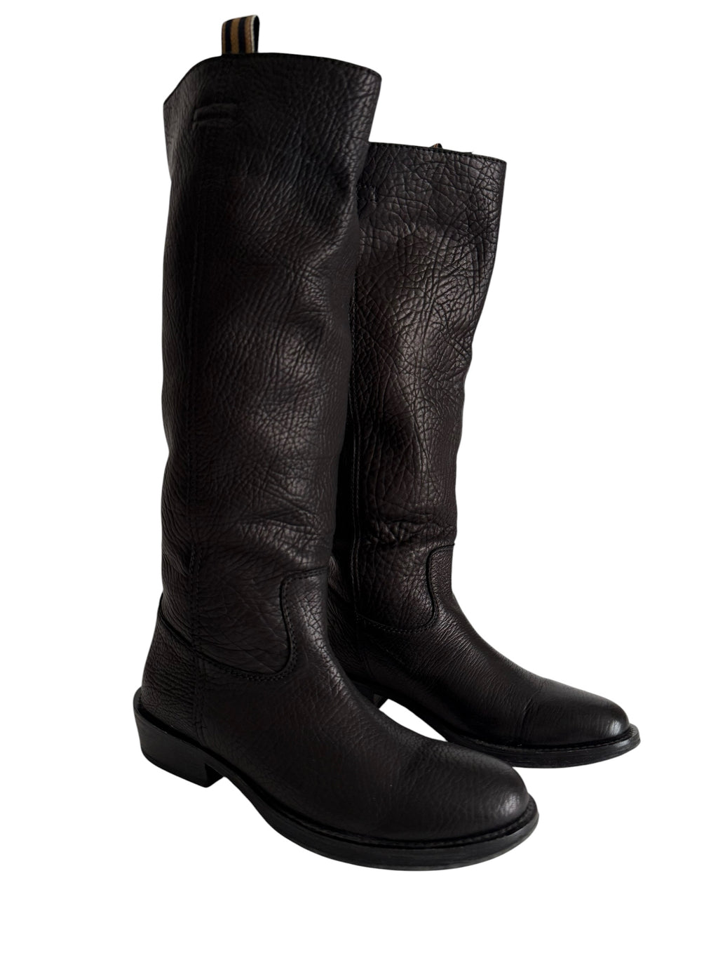Vintage black boots leather