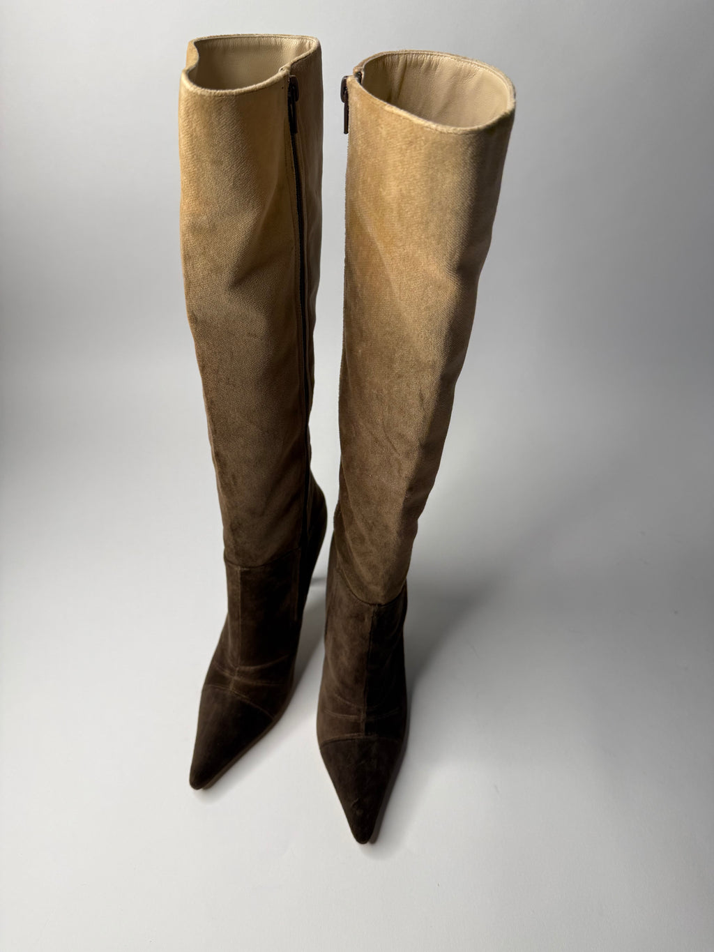 Chloé F/W 2001 velvet boots