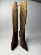 Chloé F/W 2001 velvet boots