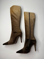 Chloé F/W 2001 velvet boots