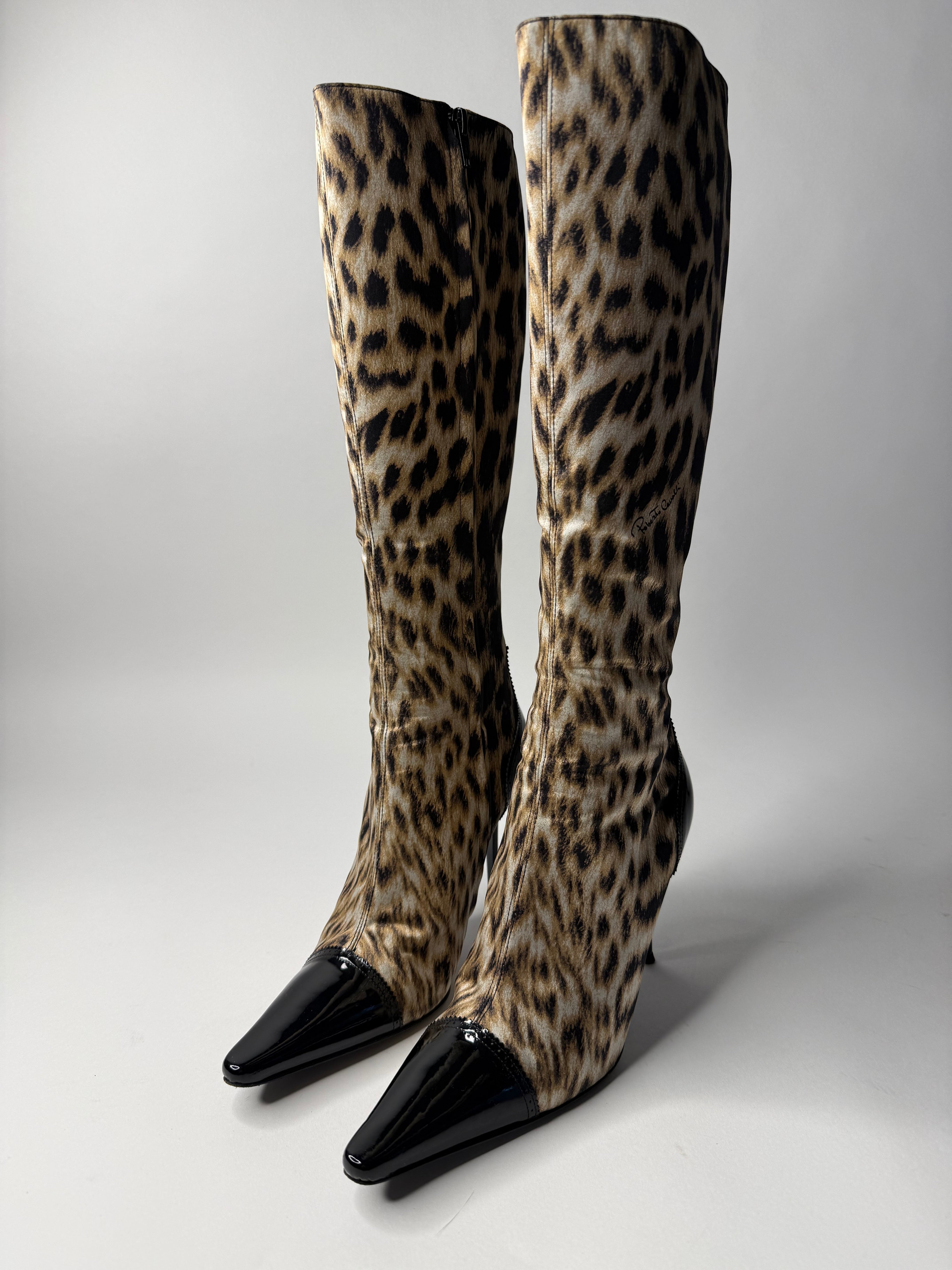 Roberto Cavalli 2000s leo print