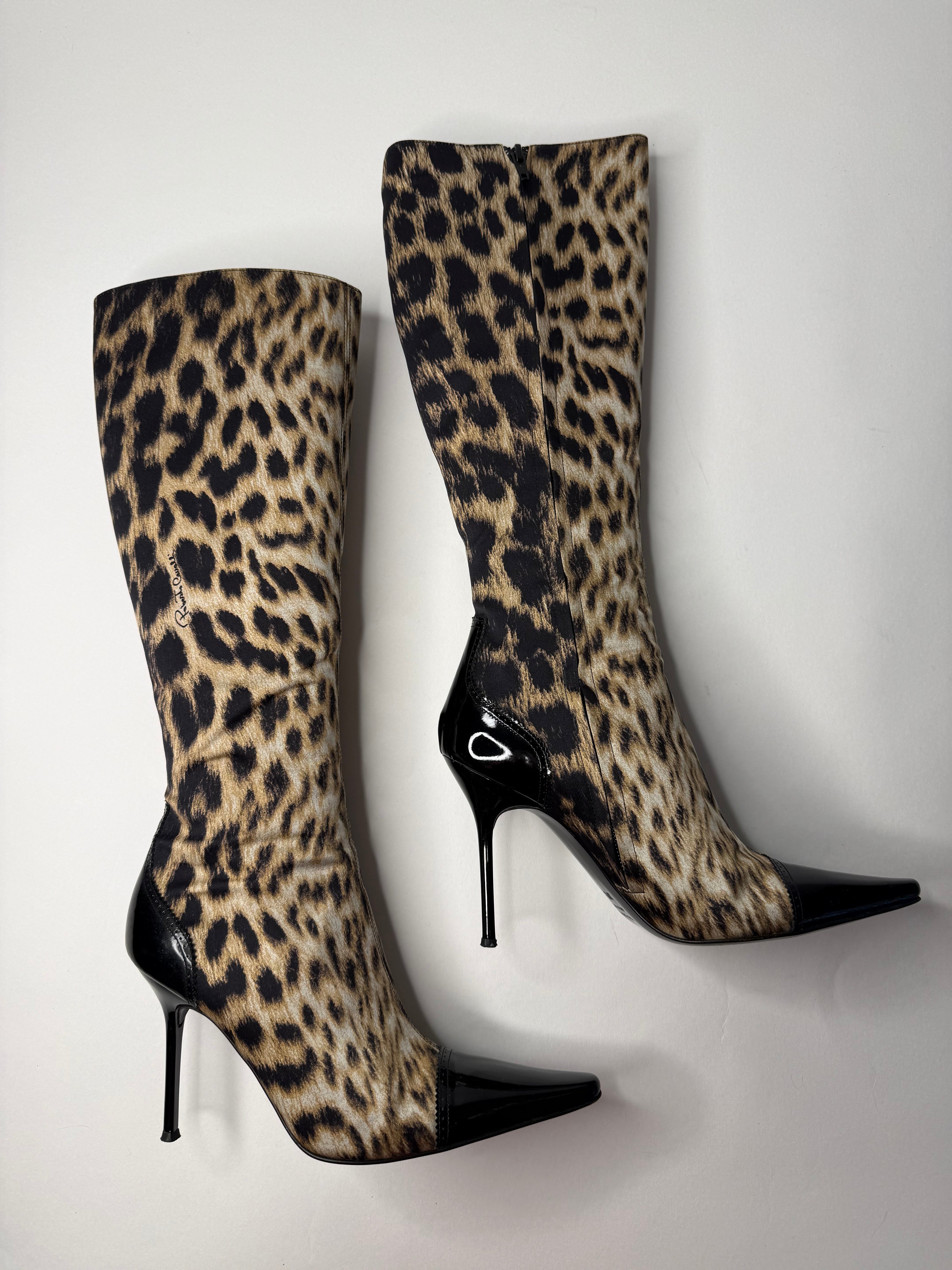 Roberto Cavalli 2000s leo print