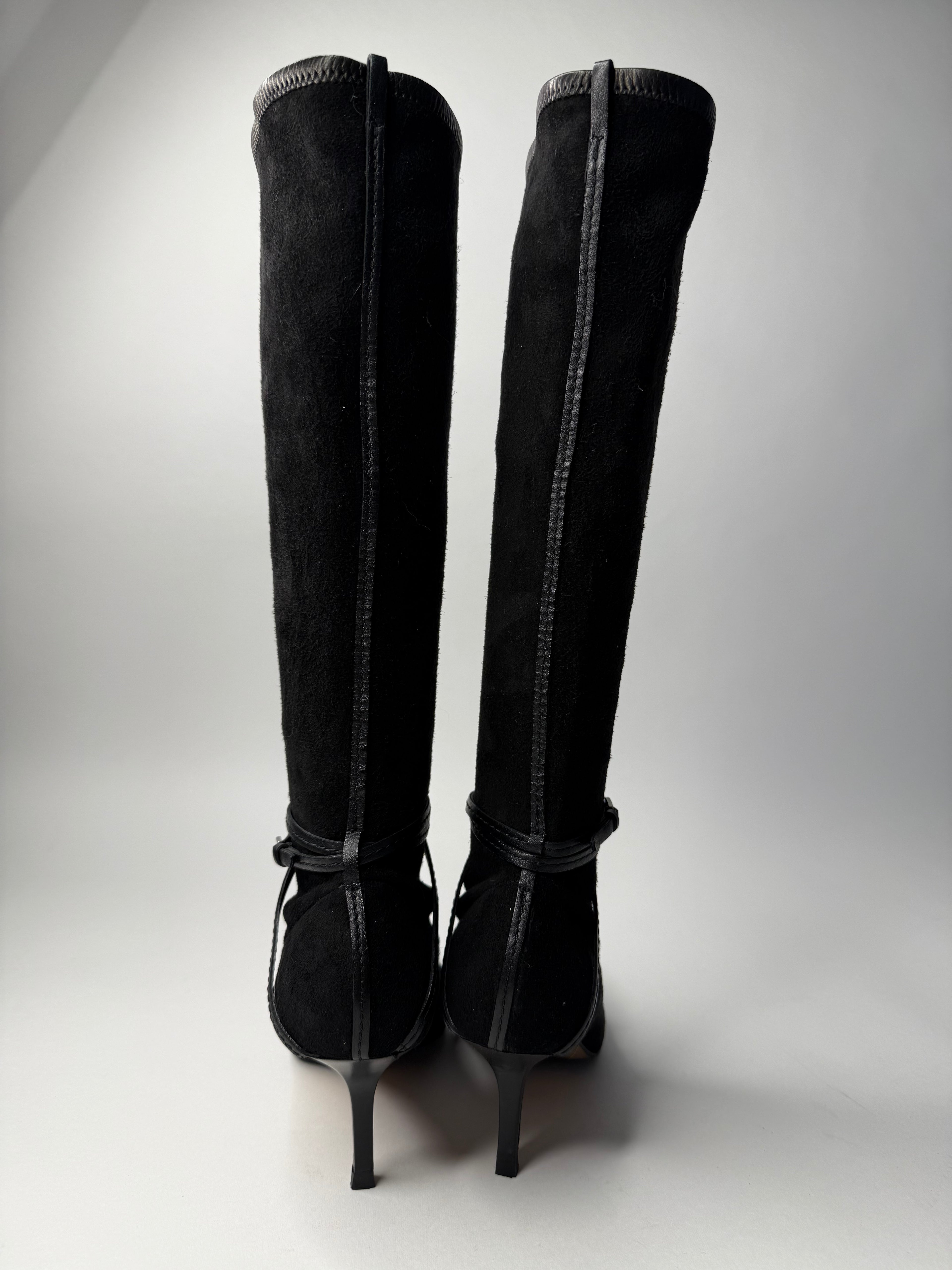 Gucci suede boots Tom Ford Era