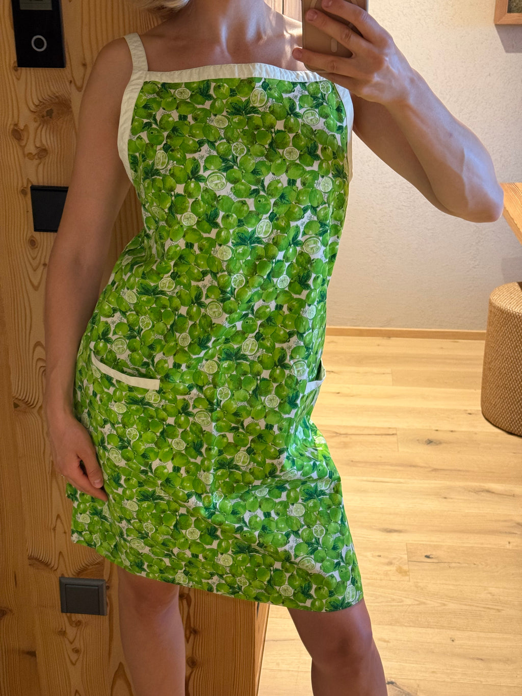 Iceberg SS 1996 Runway lime mini dress