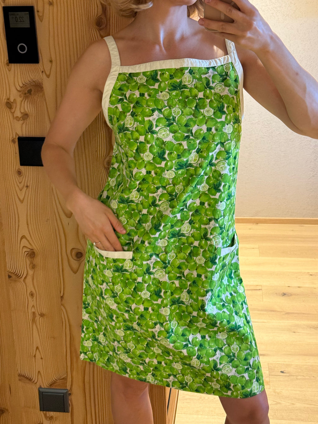Iceberg SS 1996 Runway mini dress lime print