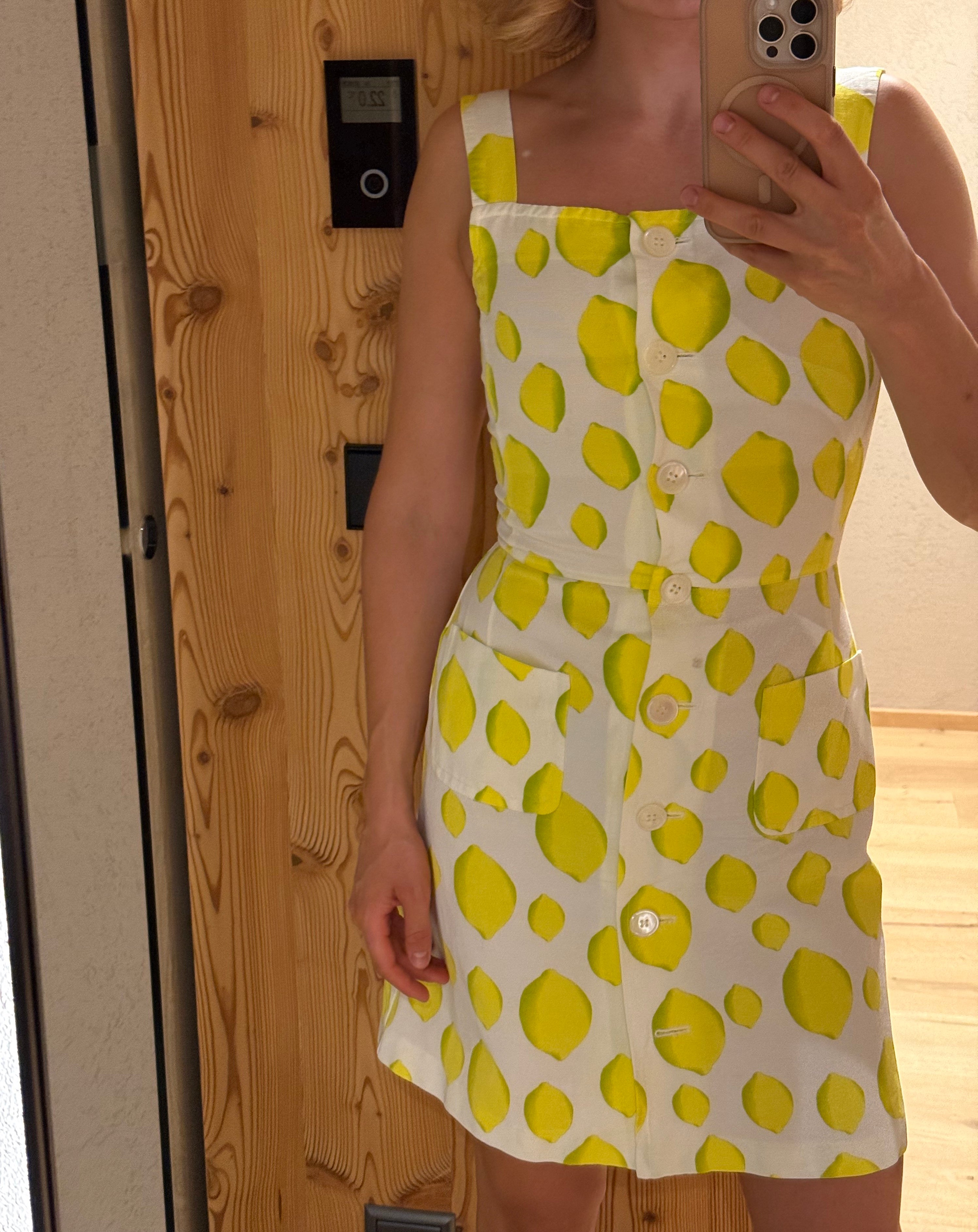Iceberg SS 1996 Runway lemons dress