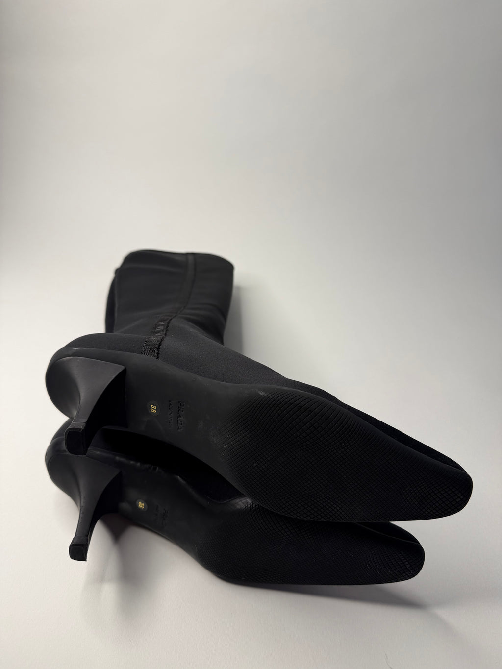 Prada F/W 1999 neoprene boots