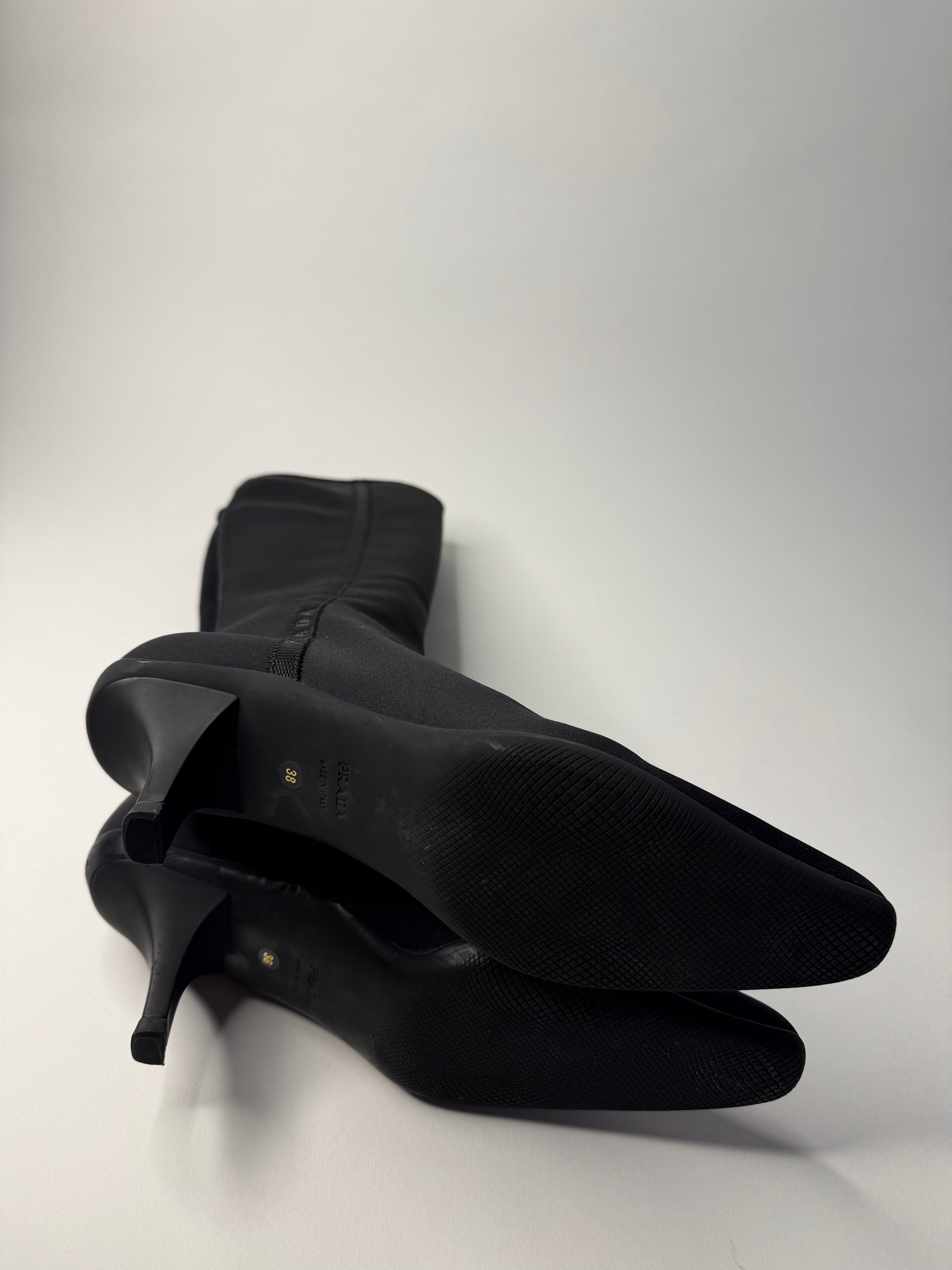 Prada F/W 1999 neoprene boots