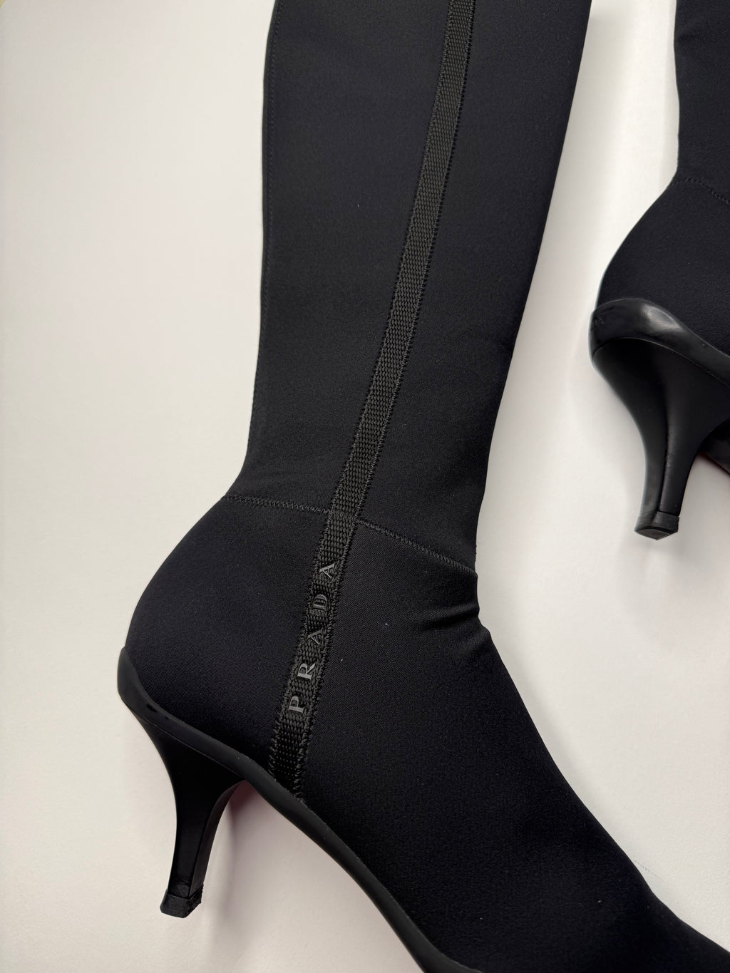 Prada F/W 1999 neoprene boots