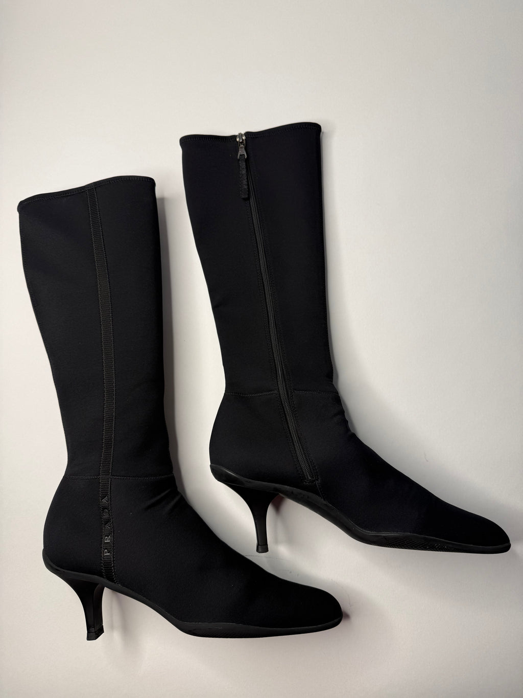 Prada F/W 1999 neoprene boots