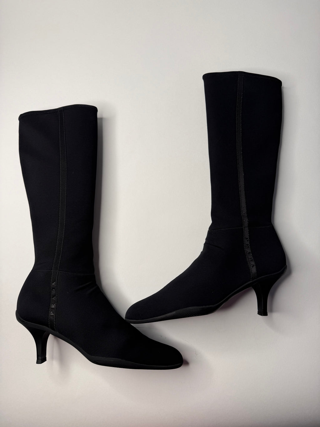 Prada F/W 1999 neoprene boots