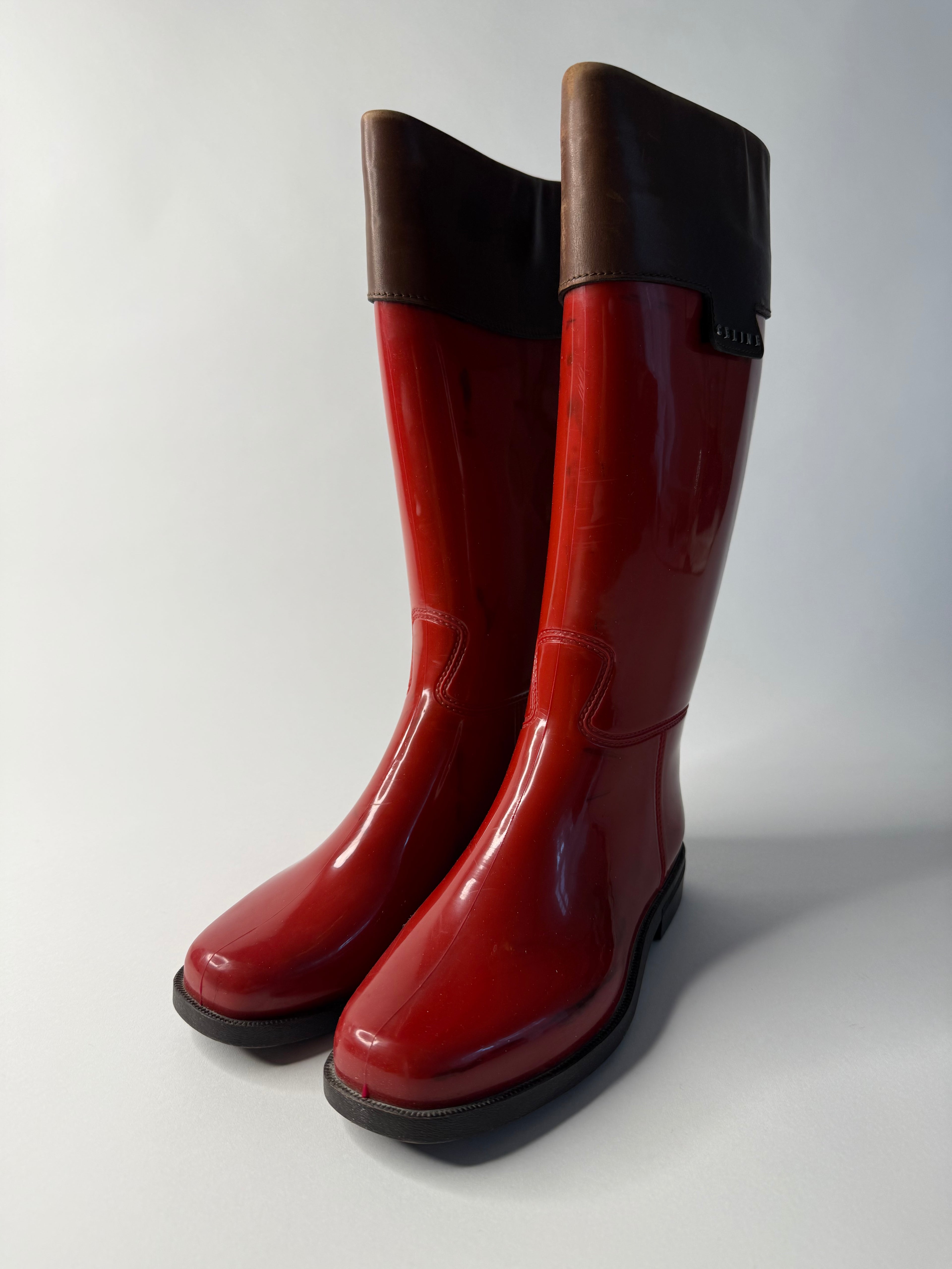 Celine rubber rainy boots
