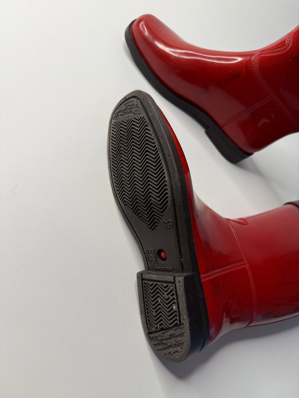 Celine rubber rainy boots