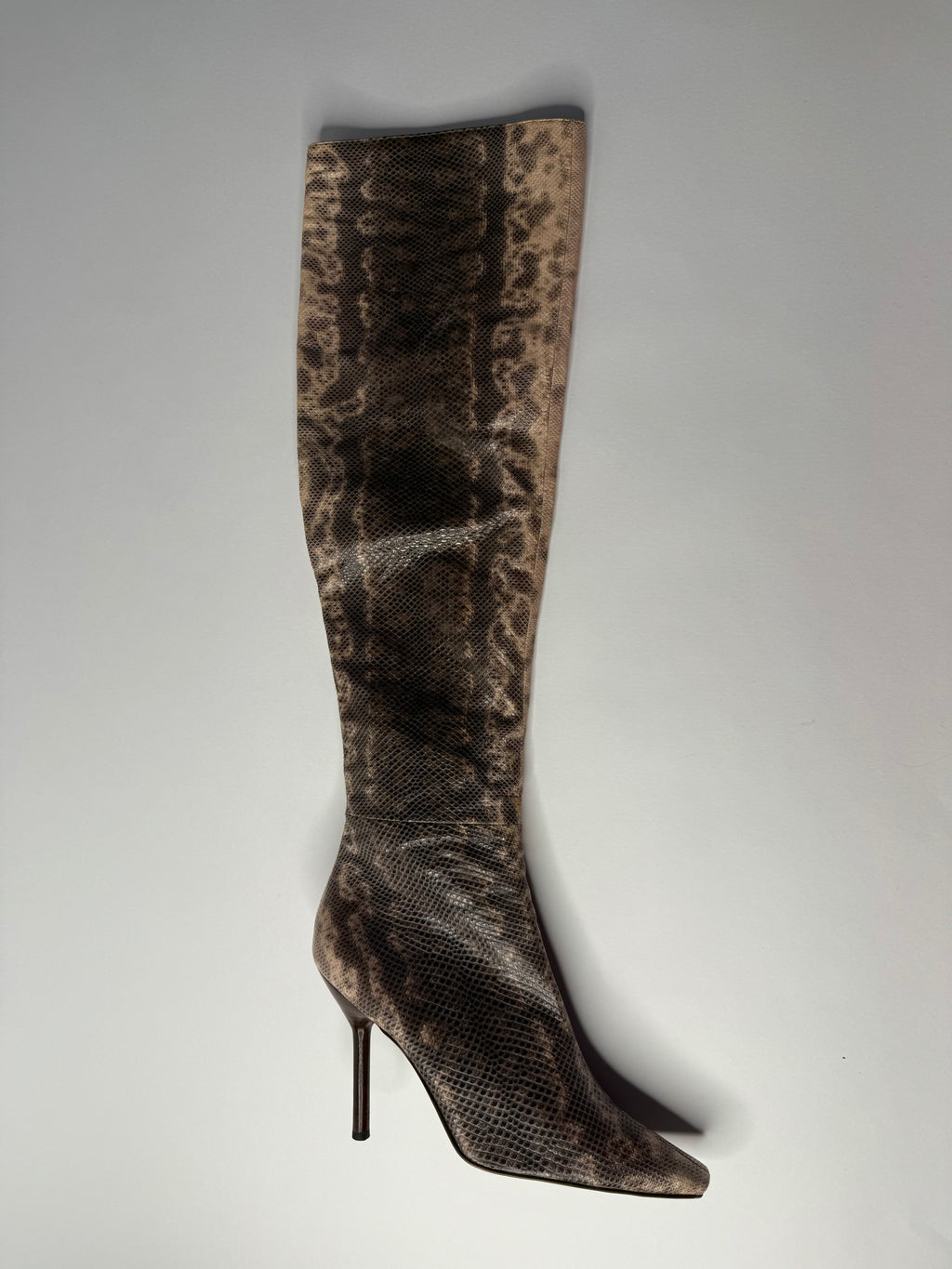Gucci F/W 1999 Runway Karung snake boots