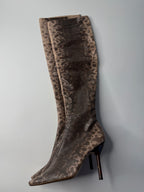 Gucci F/W 1999 Runway Karung snake boots