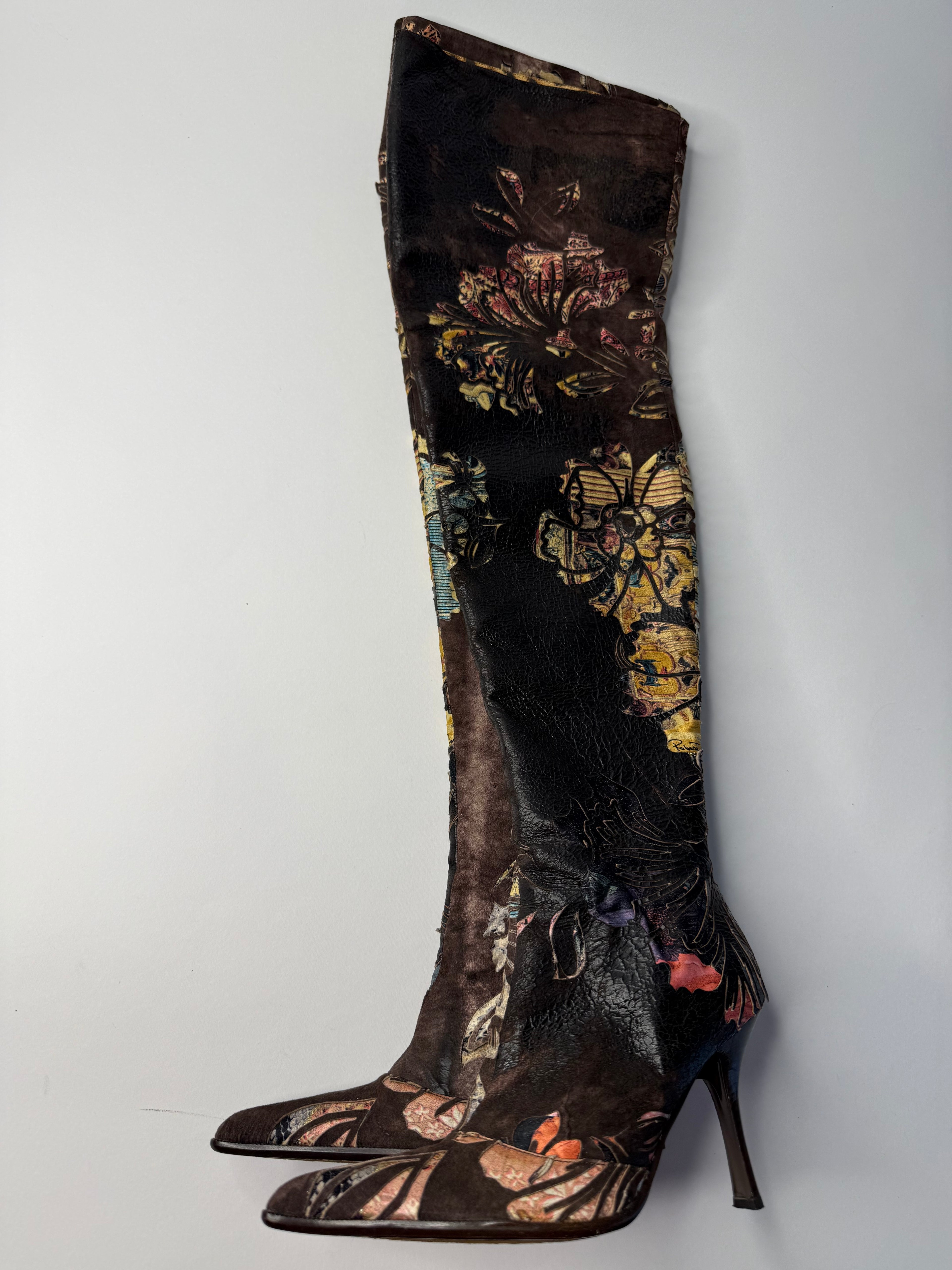 Roberto Cavalli 2002/2003 over knee boots