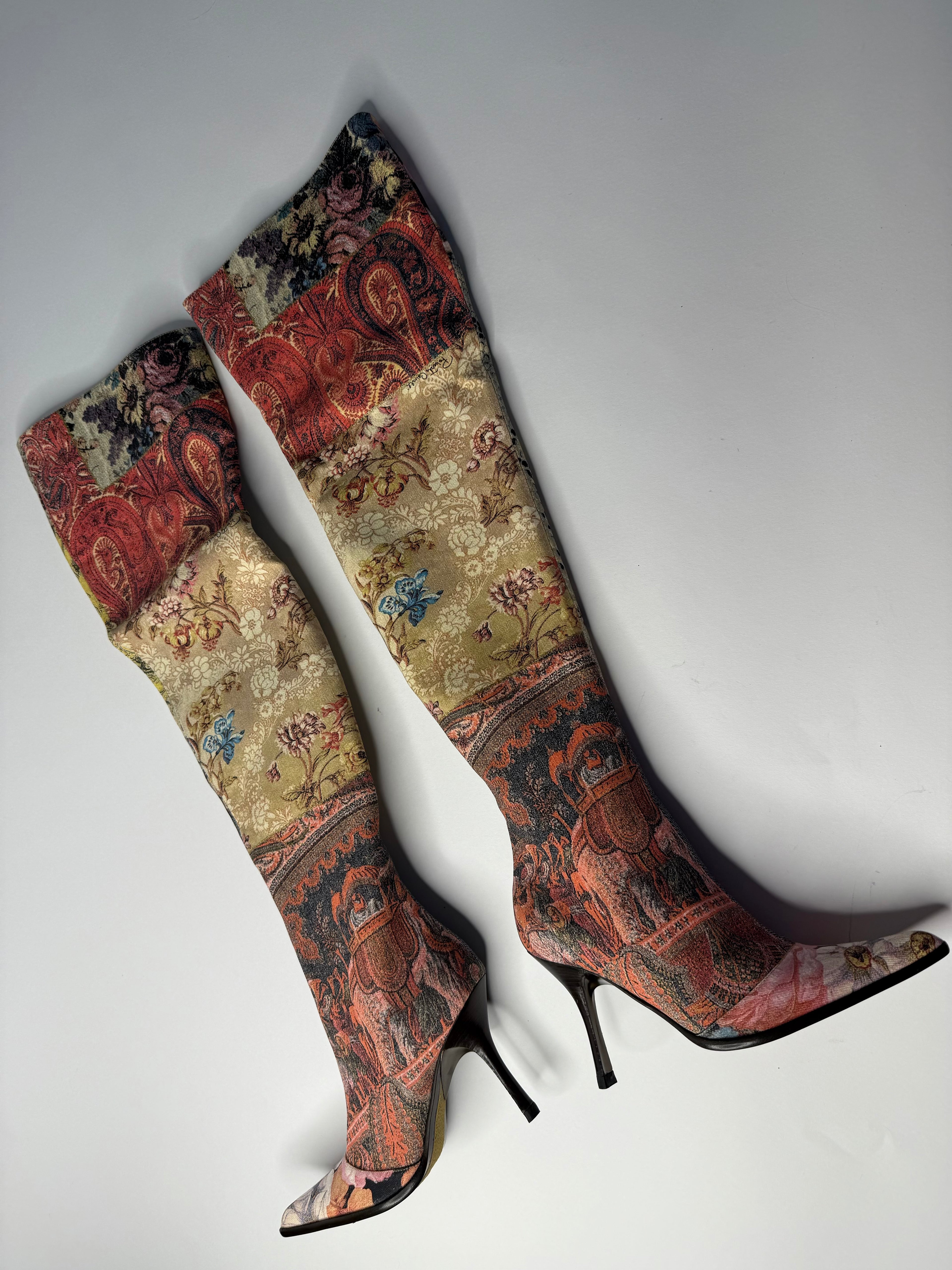 Roberto Cavalli F/W 2002 boots