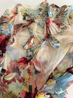 Roberto Cavalli SS 2003 silk shirt floral print