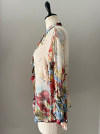 Roberto Cavalli SS 2003 silk shirt floral print