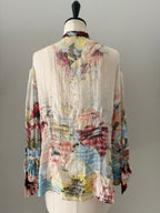 Roberto Cavalli SS 2003 silk shirt floral print