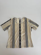 Celine vintage chain stripe T-shirt