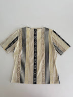 Celine vintage chain stripe T-shirt
