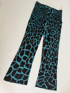 Roberto Cavalli FW 2000 giraffe silk pants