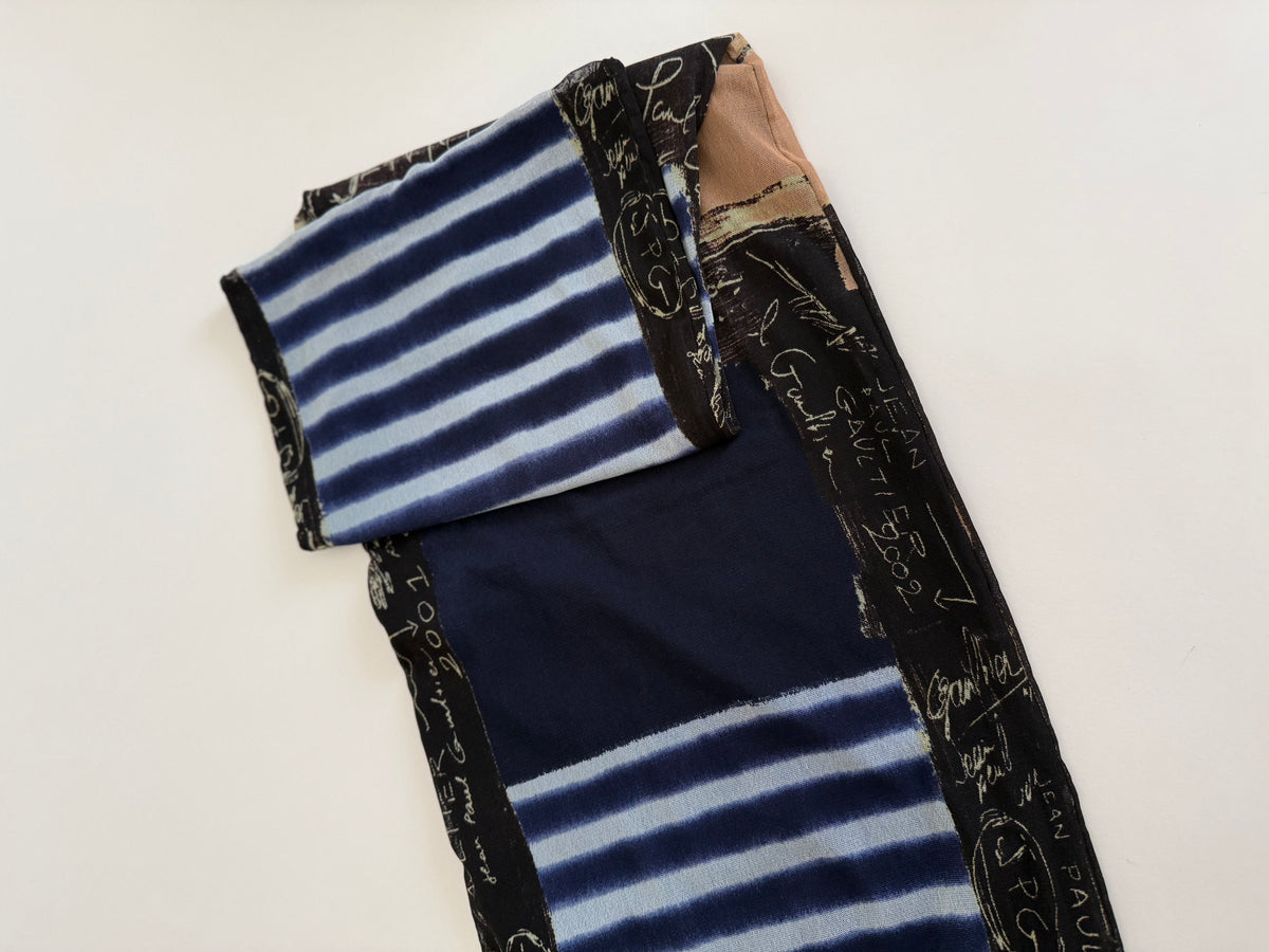 Jean Paul Gaultier maxi dress SS 2001 graffiti print