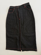 Dolce & Gabbana FW 1999 denim knee-length skirt