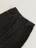 Dolce & Gabbana FW 1999 denim knee-length skirt