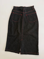 Dolce & Gabbana FW 1999 denim knee-length skirt