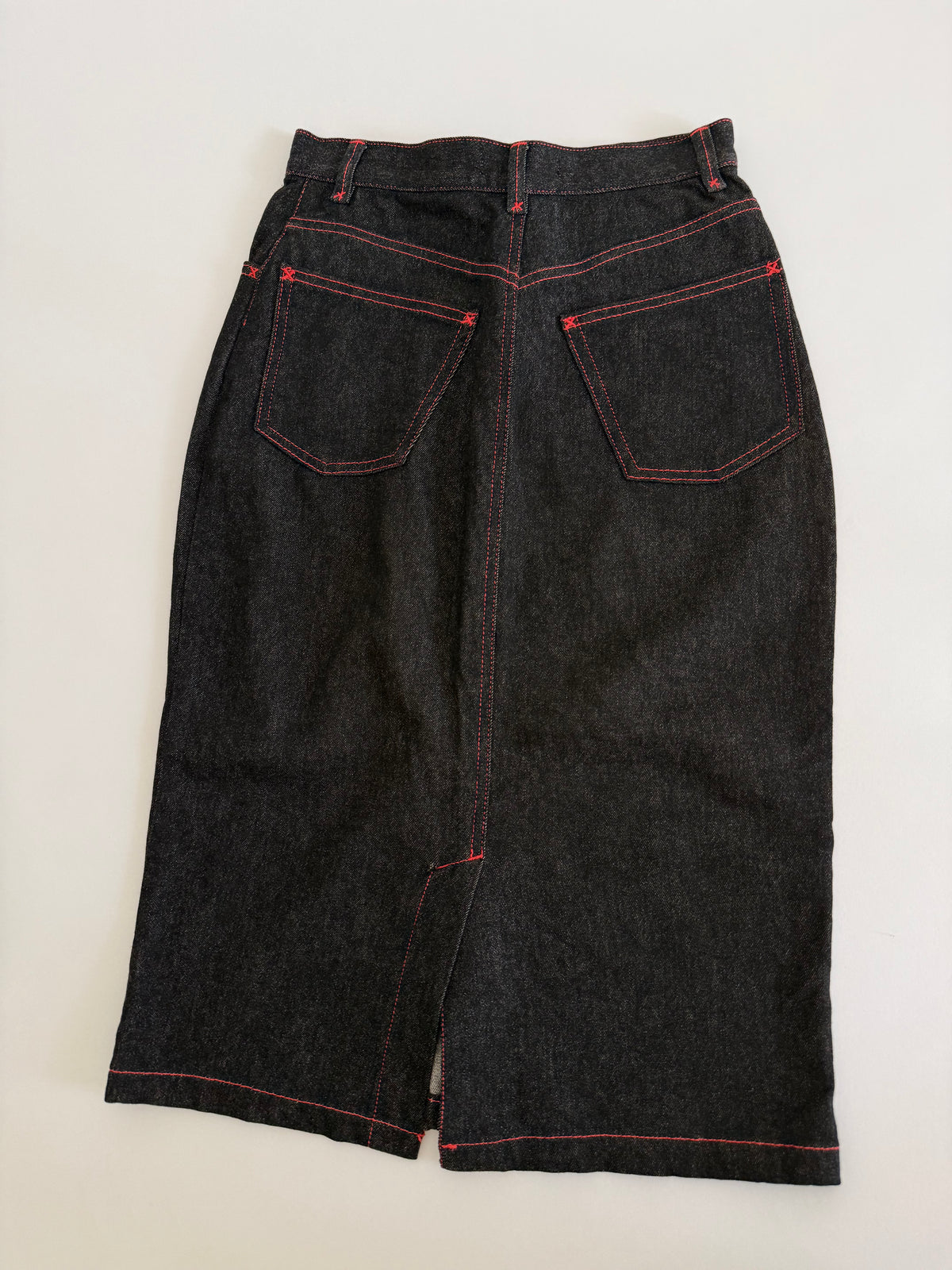Dolce & Gabbana FW 1999 denim knee-length skirt