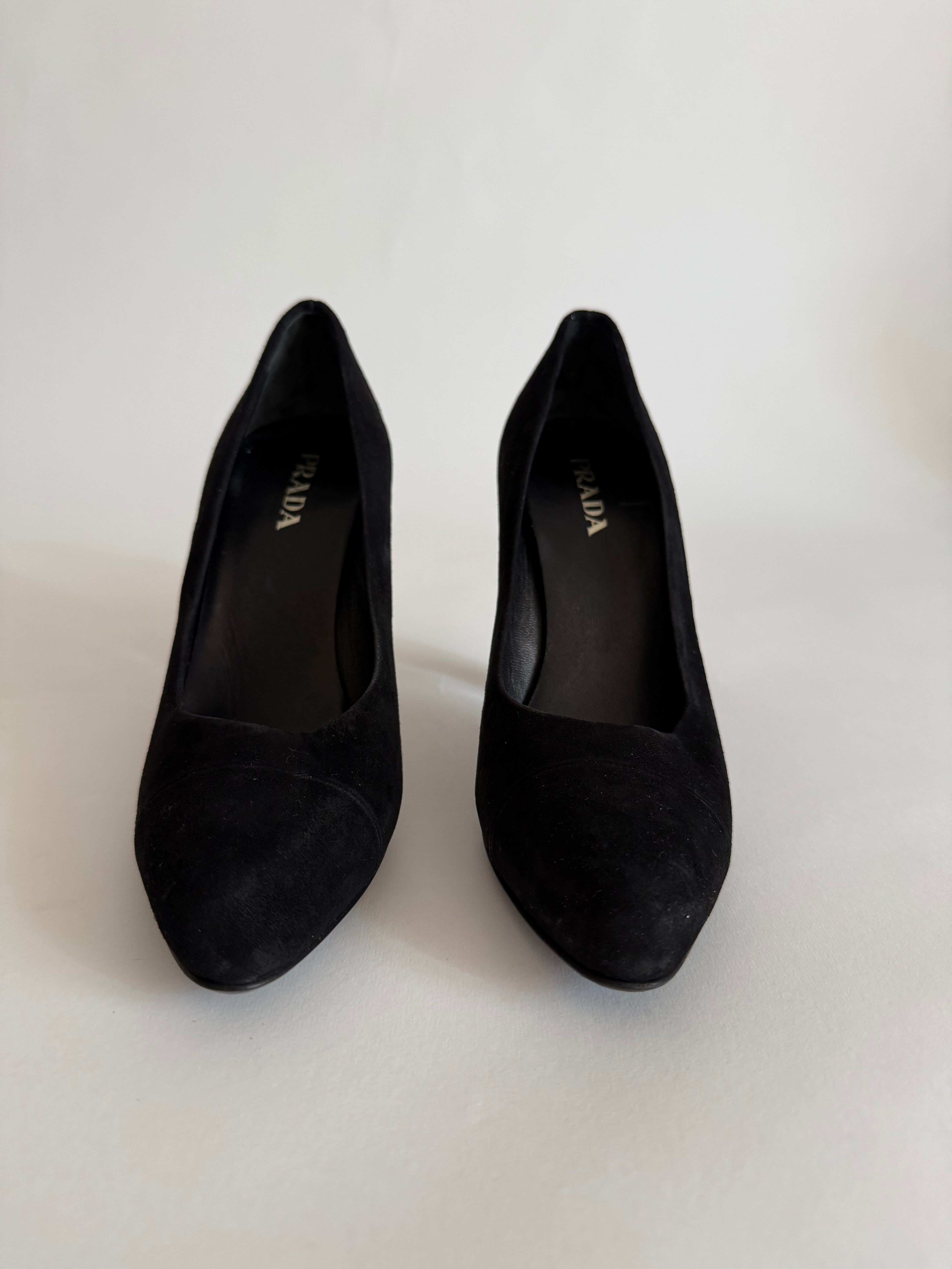 Prada black heels