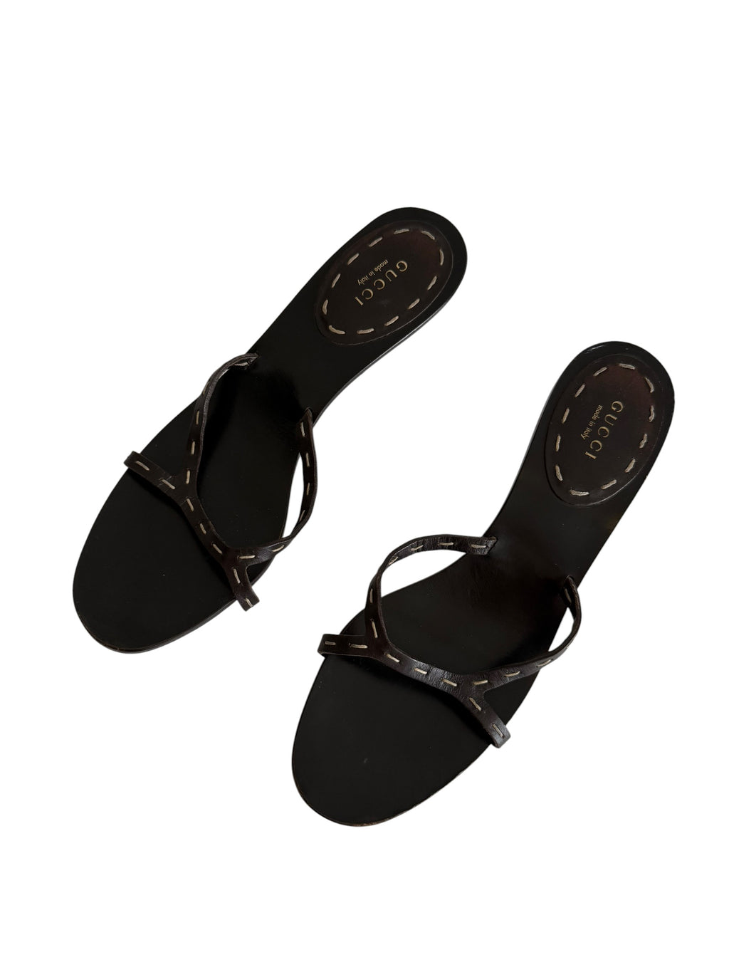 Gucci P/E 2002 by Tom Ford bamboo sandals
